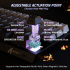 ATTACK SHARK X68 HE 65% Wired Magnetic Gaming Keyboard Moon Night